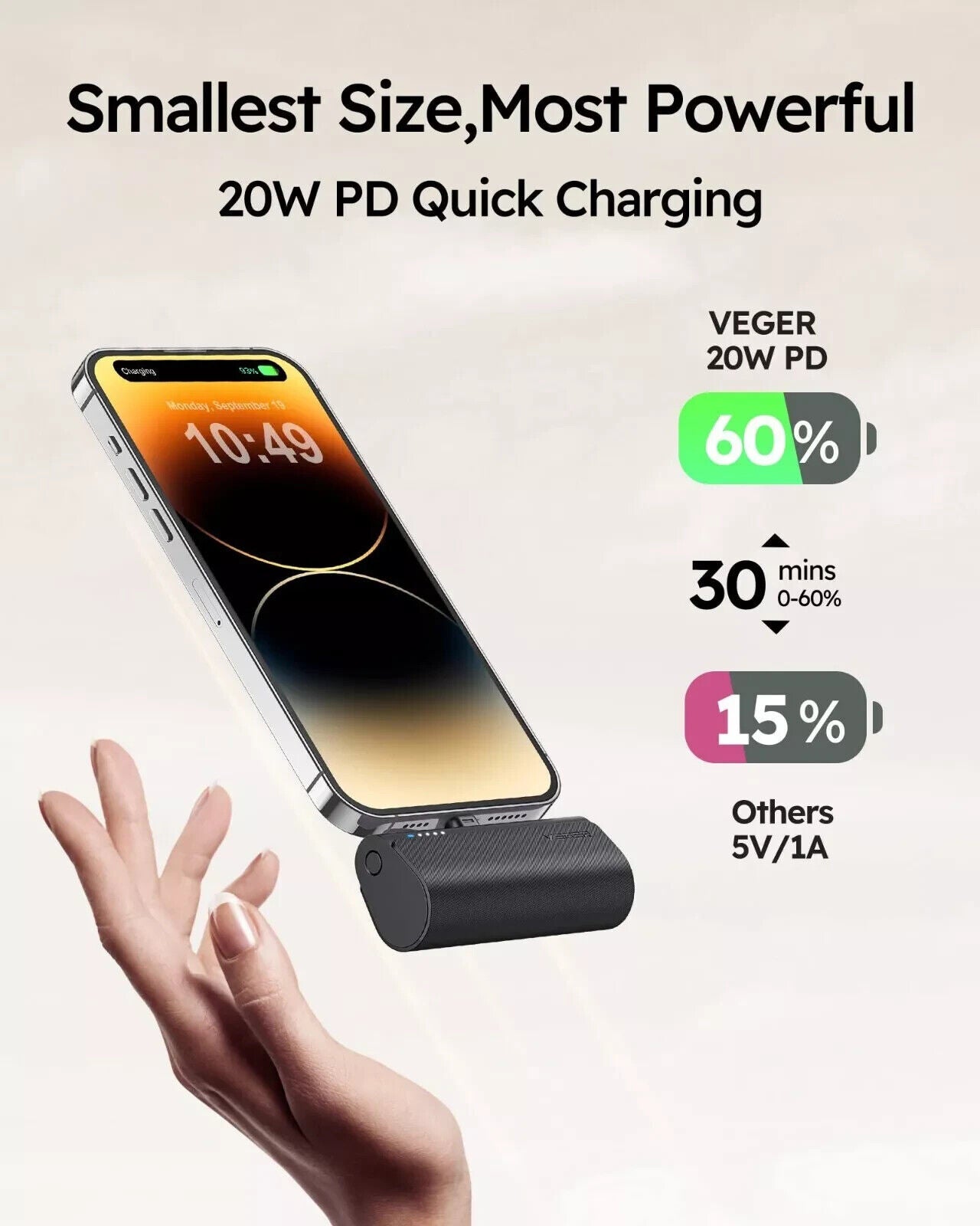 9000000mAh Mini Pocket Capsule Power Bank