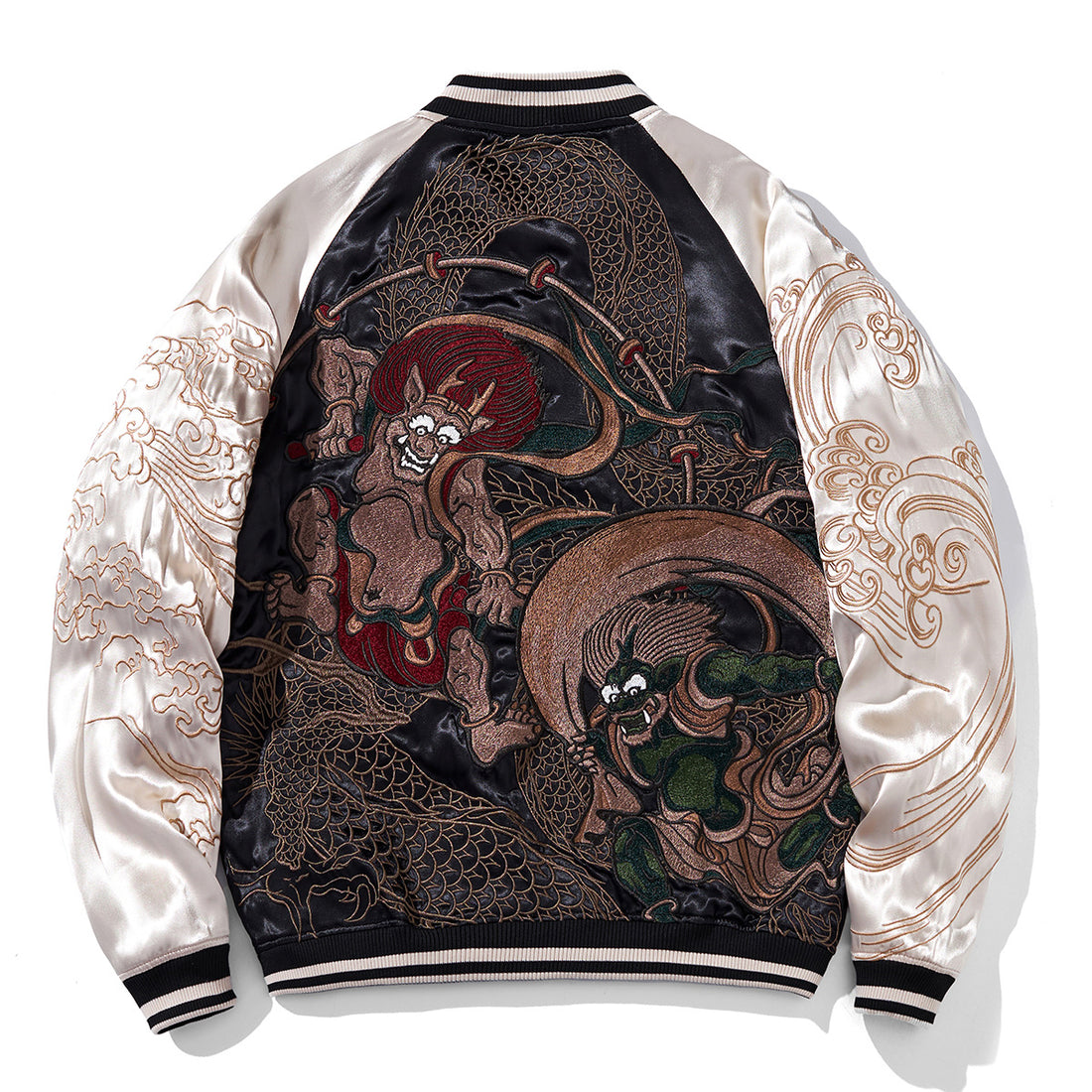 Heavy Duty Reversible Casual Embroidery Baseball Jacket